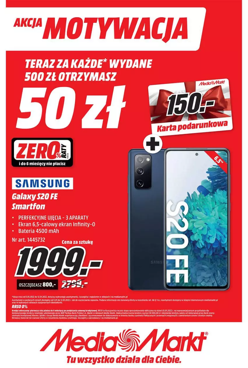 Gazetka promocyjna Media Markt - Gazetka Media Markt - ważna 05.01 do 12.01.2022 - strona 1