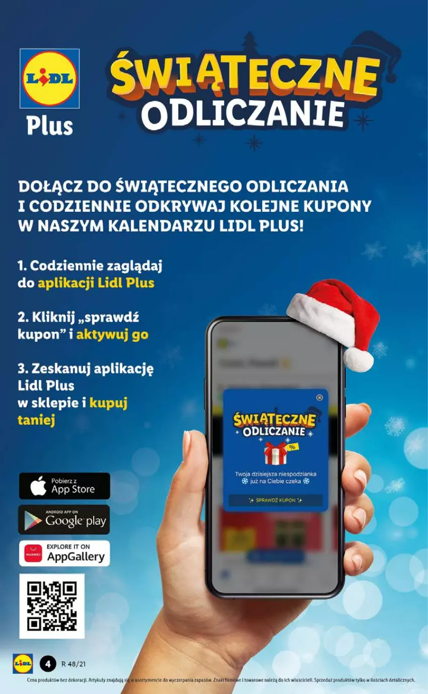 Gazetka promocyjna Lidl - GAZETKA OD 02.12 DO 05.12 - ważna 02.12 do 05.12.2021 - strona 4 - produkty: Kalendarz, LG, Olej