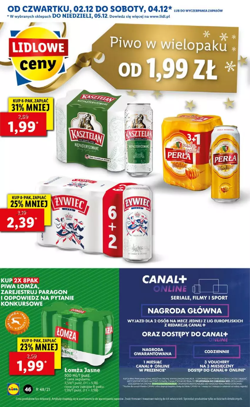 Gazetka promocyjna Lidl - GAZETKA OD 02.12 DO 05.12 - ważna 02.12 do 05.12.2021 - strona 46 - produkty: Por, Ser, Sport