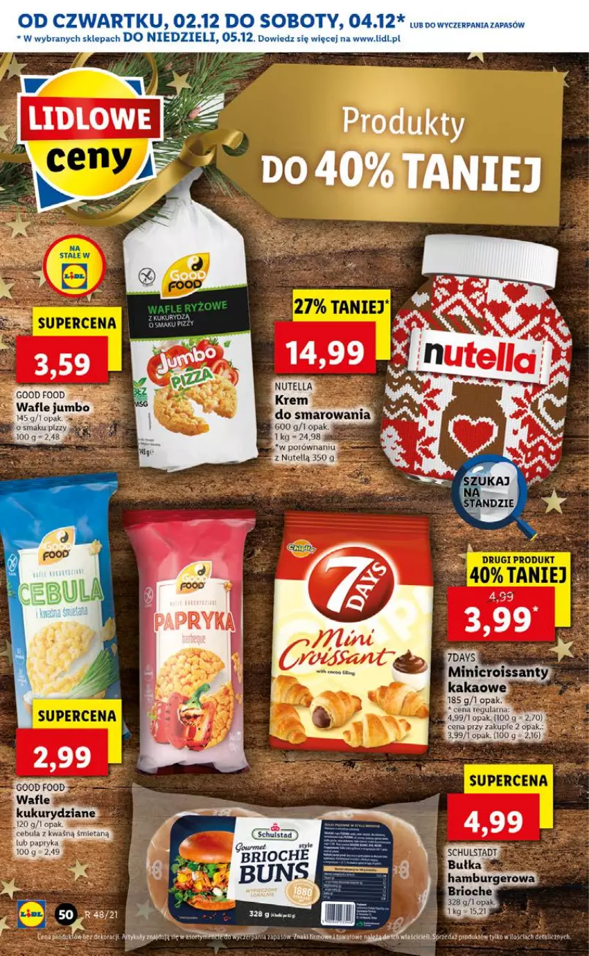 Gazetka promocyjna Lidl - GAZETKA OD 02.12 DO 05.12 - ważna 02.12 do 05.12.2021 - strona 50 - produkty: Papryka, Por, Wafle