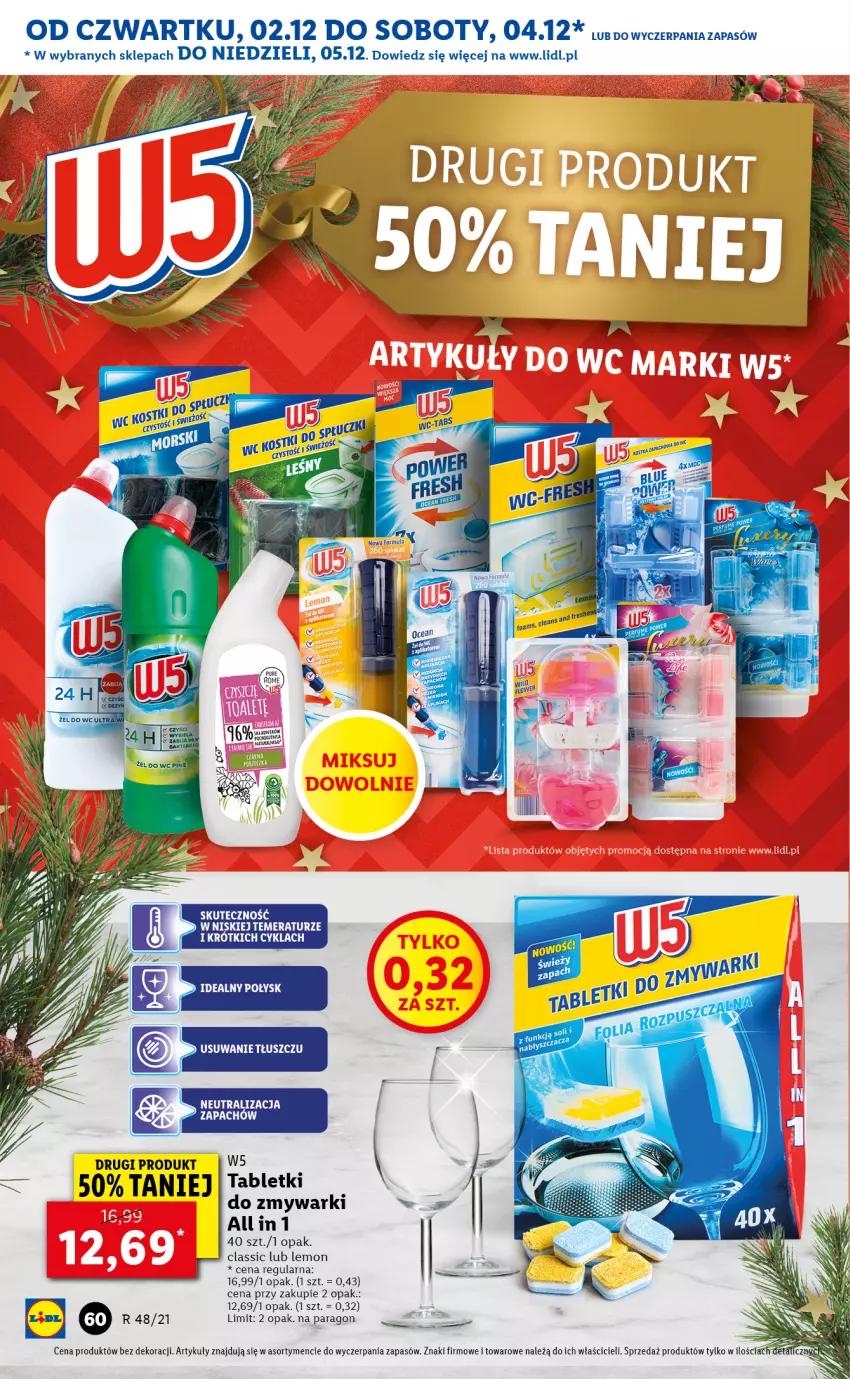 Gazetka promocyjna Lidl - GAZETKA OD 02.12 DO 05.12 - ważna 02.12 do 05.12.2021 - strona 60 - produkty: Zmywarki