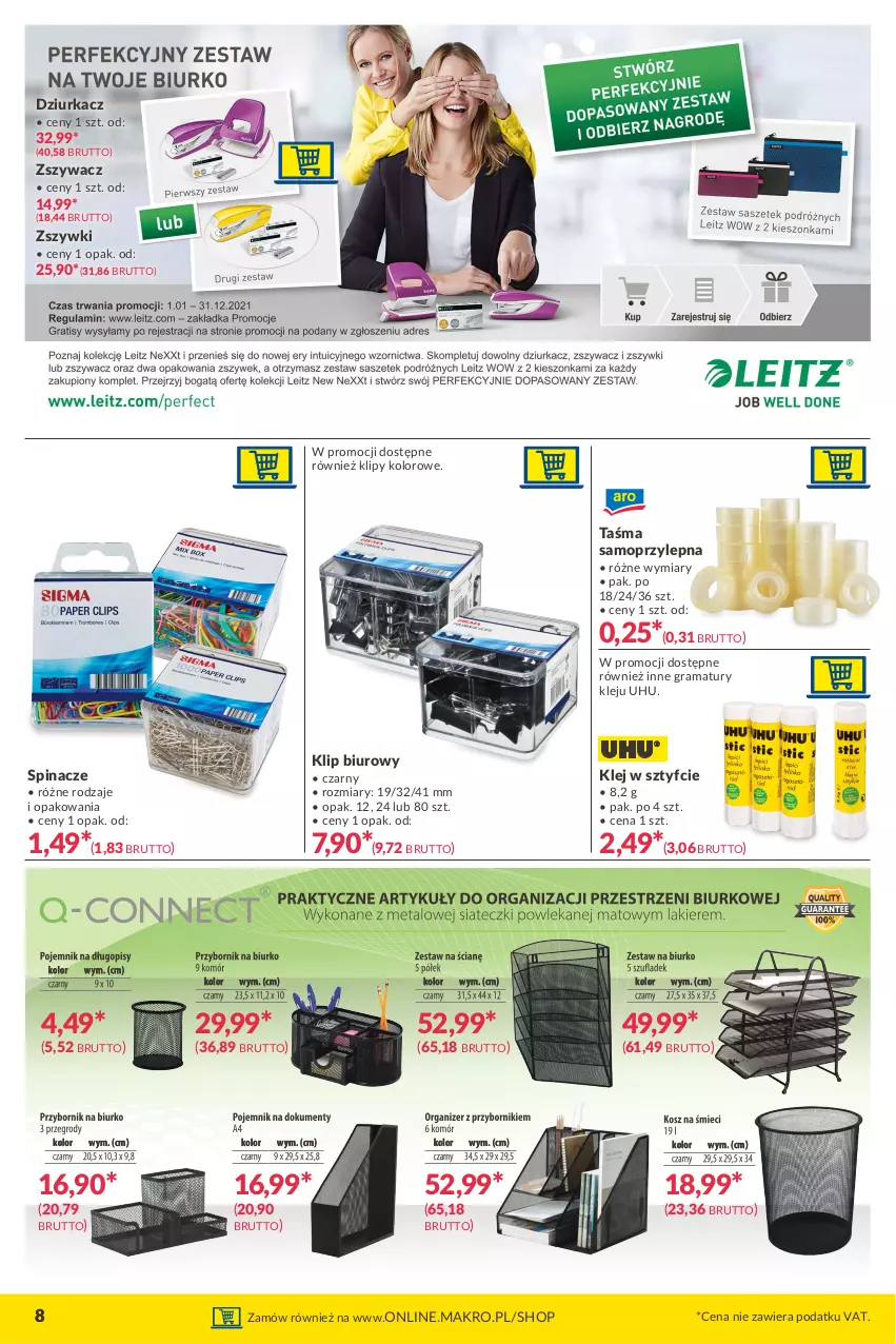 Gazetka promocyjna Makro - [Oferta promocyjna] Twoje Biuro - ważna 06.04 do 19.04.2021 - strona 8 - produkty: Biuro, Gra, Klej, Mop, Rama, UHU