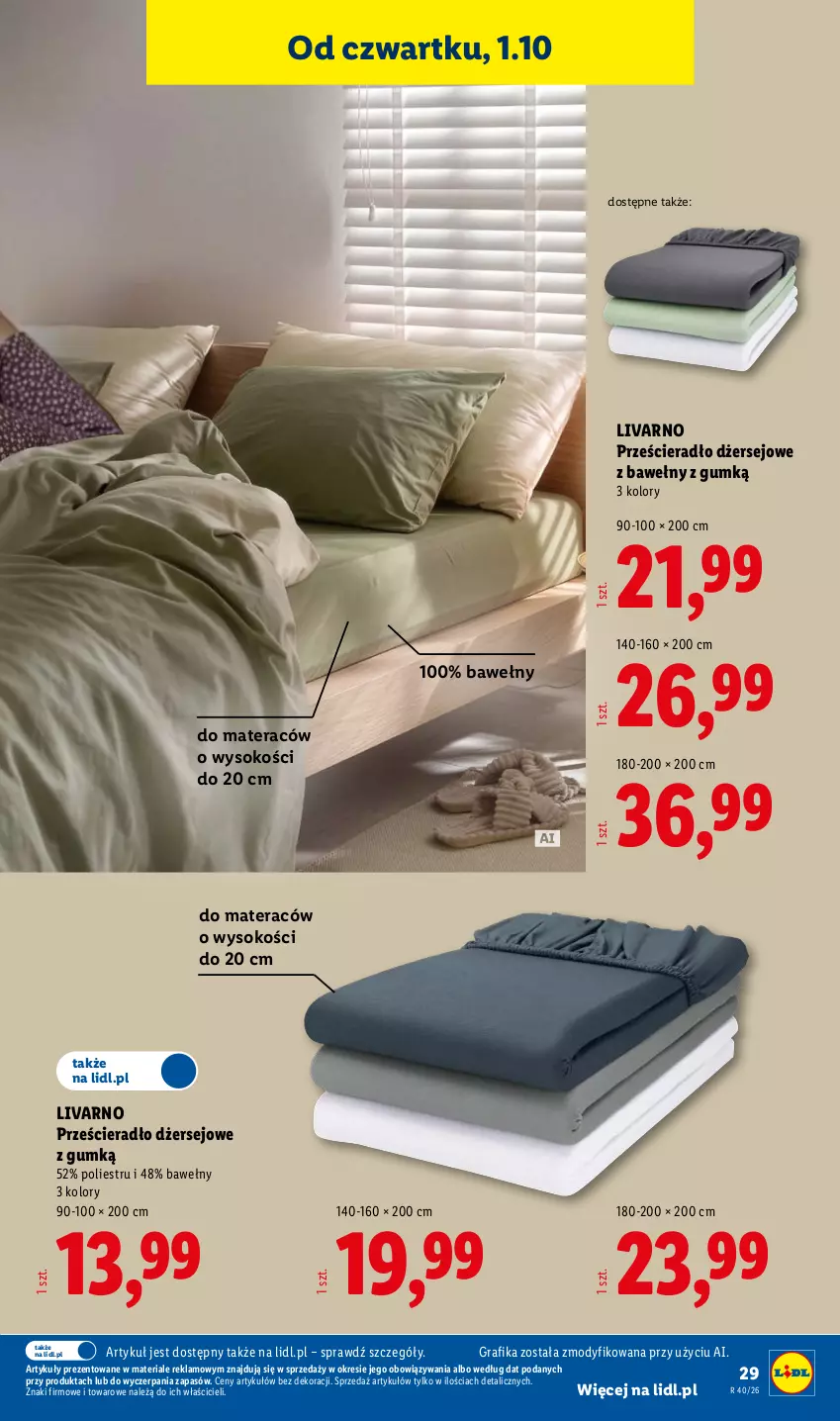 Gazetka promocyjna Lidl - Gazetka ważna od 28.09. do 03.10. - ważna 28.09 do 03.10.2026 - strona 37 - produkty: Gra, Grafika, Ivar, Materac, Prześcieradło, Sok, Tera