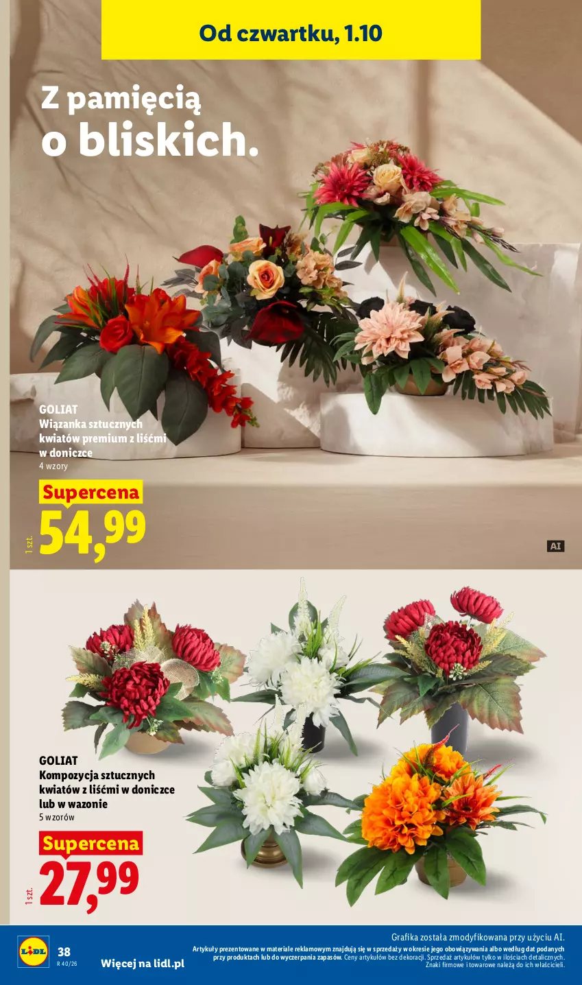Gazetka promocyjna Lidl - Gazetka ważna od 28.09. do 03.10. - ważna 28.09 do 03.10.2026 - strona 46 - produkty: Gra, Grafika, Wazon
