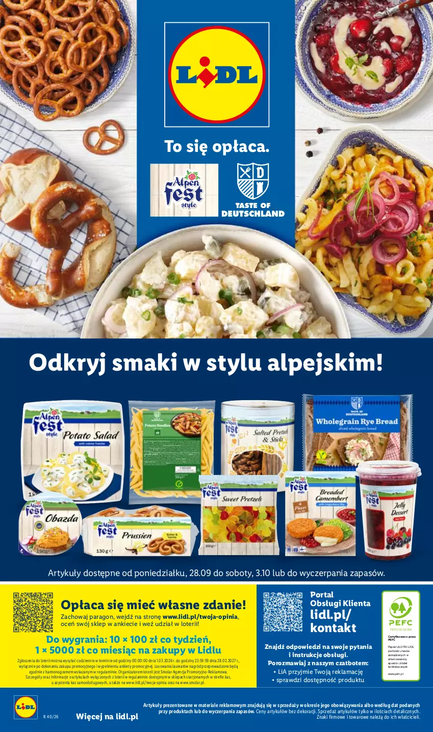 Gazetka promocyjna Lidl - Gazetka ważna od 28.09. do 03.10. - ważna 28.09 do 03.10.2026 - strona 58 - produkty: Gra, Laur, Mola, Papier, Por, Portal