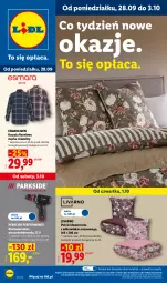 Gazetka promocyjna Lidl - Gazetka ważna od 28.09. do 03.10. - Gazetka - ważna od 03.10 do 03.10.2026 - strona 1 - produkty: Ivar, Pościel, Akumulatorowa wiertarkowkrętark, Pościel dwustronna, Kosz, Wiertarkowkrętarka, Koszula, Tarka, Wkręt, Wkrętarka, Akumulator