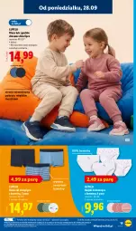 Gazetka promocyjna Lidl - Gazetka ważna od 28.09. do 03.10. - Gazetka - ważna od 03.10 do 03.10.2026 - strona 23 - produkty: Sok, Ser, Gra, Majtki, Dres, Dzieci, Spodnie, Bluza, Spodnie dresowe, Bokserki, Grafika