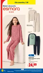 Gazetka promocyjna Lidl - Gazetka ważna od 28.09. do 03.10. - Gazetka - ważna od 03.10 do 03.10.2026 - strona 44 - produkty: Moda, Piżama