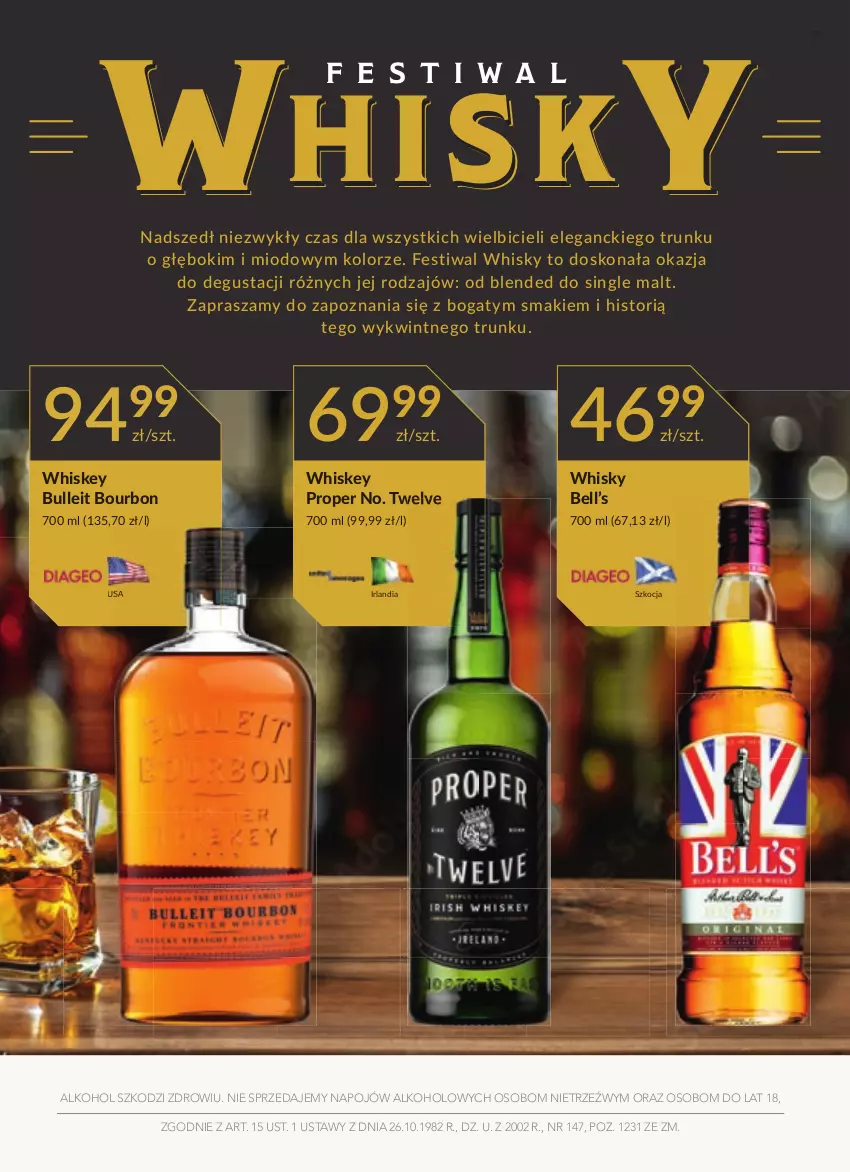 Gazetka promocyjna Stokrotka - Katalog Boże Narodzenie - ważna 15.12 do 28.12.2022 - strona 7 - produkty: Bell, BIC, Bourbon, Bulleit Bourbon, Koc, Whiskey, Whisky