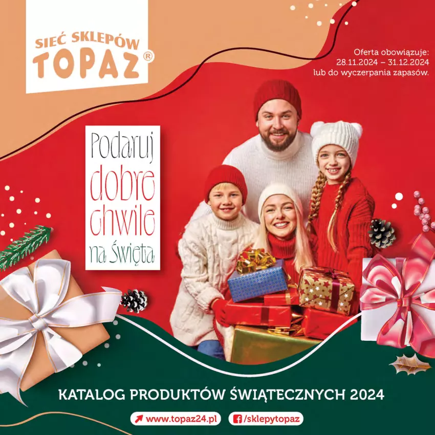 Gazetka promocyjna Topaz - Gazetka - ważna 28.11 do 31.12.2024 - strona 1