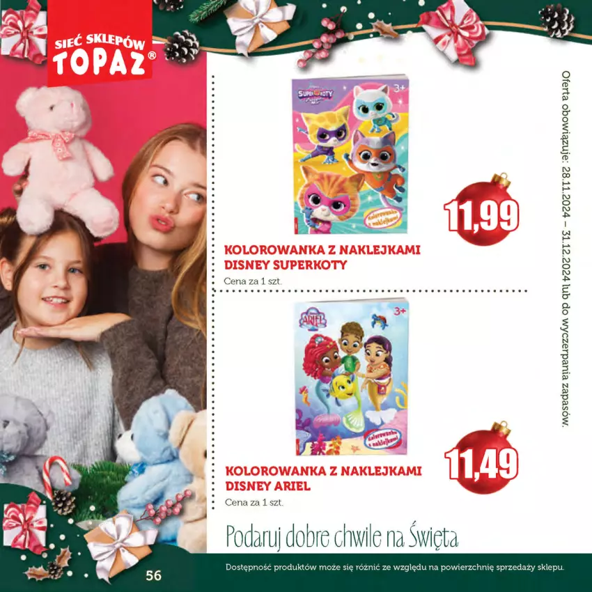 Gazetka promocyjna Topaz - Gazetka - ważna 28.11 do 31.12.2024 - strona 56