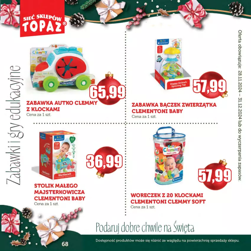 Gazetka promocyjna Topaz - Gazetka - ważna 28.11 do 31.12.2024 - strona 68 - produkty: LG