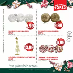 Gazetka promocyjna Topaz - Gazetka - Gazetka - ważna od 31.12 do 31.12.2024 - strona 29 - produkty: Ozdoba