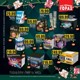 Gazetka promocyjna Topaz - Gazetka - Gazetka - ważna od 31.12 do 31.12.2024 - strona 79 - produkty: Wyrzutnia, Rzymskie ognie, Strzałów, Fa