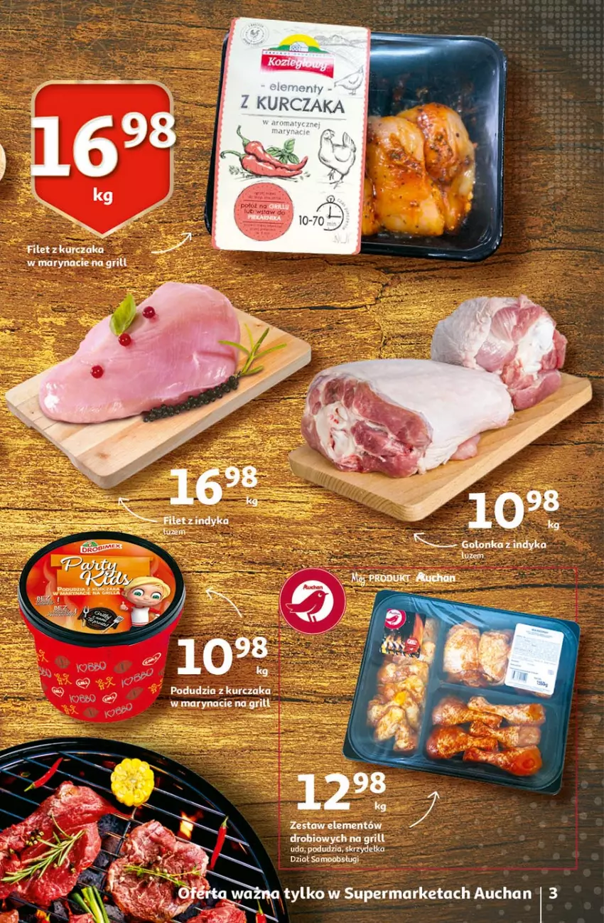 Gazetka promocyjna Auchan - 25 Urodziny #4 Supermarkety - ważna 14.05 do 21.05.2021 - strona 3 - produkty: Fa, Grill, Kurczak, LG