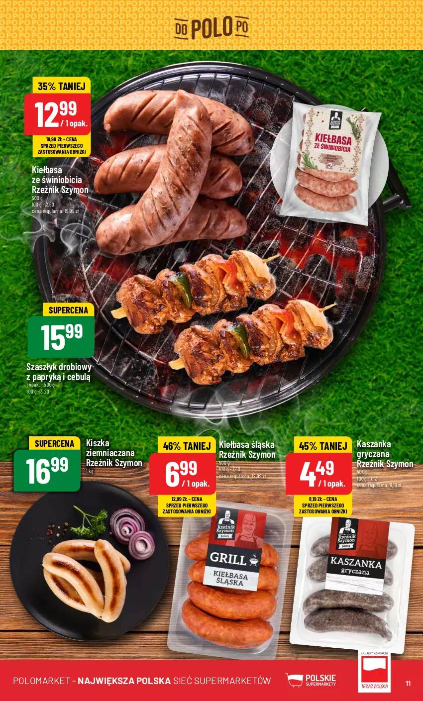 Gazetka promocyjna PoloMarket - Gazetka pomocyjna - ważna 15.05 do 21.05.2024 - strona 11 - produkty: BIC, Gry, Kasza, Kaszanka, Kiełbasa, Kiełbasa śląska