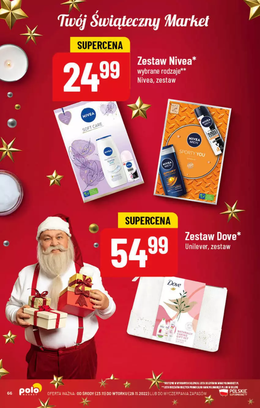 Gazetka promocyjna PoloMarket - Gazetka pomocyjna - ważna 23.11 do 29.11.2022 - strona 66 - produkty: Dove, Fa, Nivea