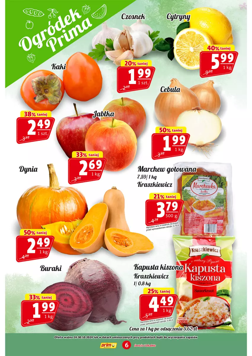 Gazetka promocyjna Prim Market - ważna 24.10 do 30.10.2024 - strona 6 - produkty: Buraki