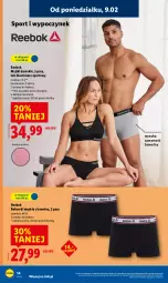 Gazetka promocyjna Lidl - GAZETKA - Gazetka - ważna od 14.02 do 14.02.2026 - strona 14 - produkty: Sok, Ser, Por, Majtki, Biustonosz, Sport, Bokserki