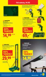 Gazetka promocyjna Lidl - GAZETKA - Gazetka - ważna od 14.02 do 14.02.2026 - strona 45 - produkty: Por, Wycieraczka, Tran, Sport, Wózek, Wózek transportowy, Pistolet, Kompresor