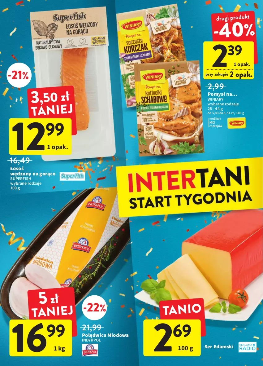 Gazetka promocyjna Intermarche - Gazetka Intermarche - ważna 22.09 do 28.09.2022 - strona 38 - produkty: Edam, Polędwica, Ser, Winiary