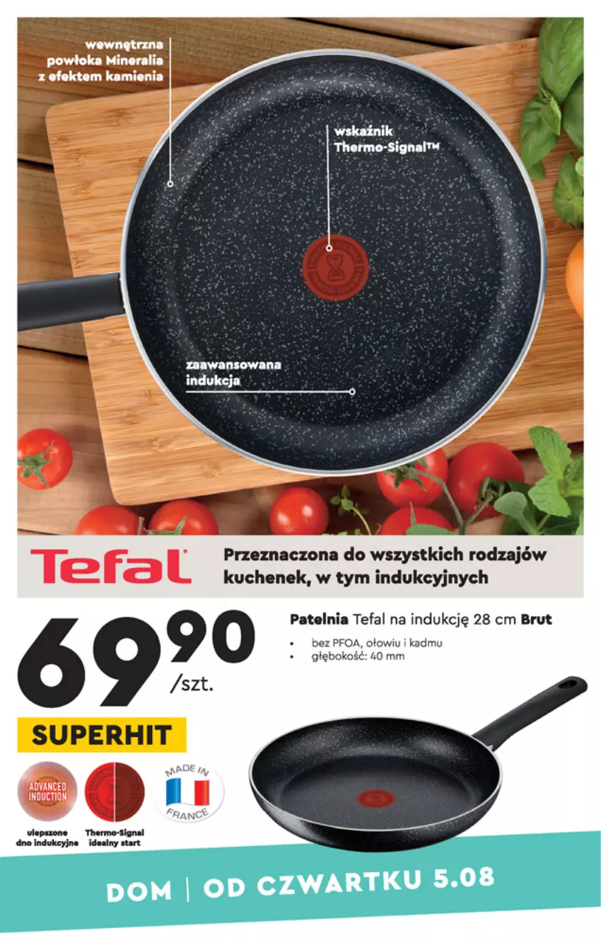 Gazetka promocyjna Biedronka - Okazje tygodnia - ważna 05.08 do 12.08.2021 - strona 10 - produkty: Fa, Patelnia, Tefal