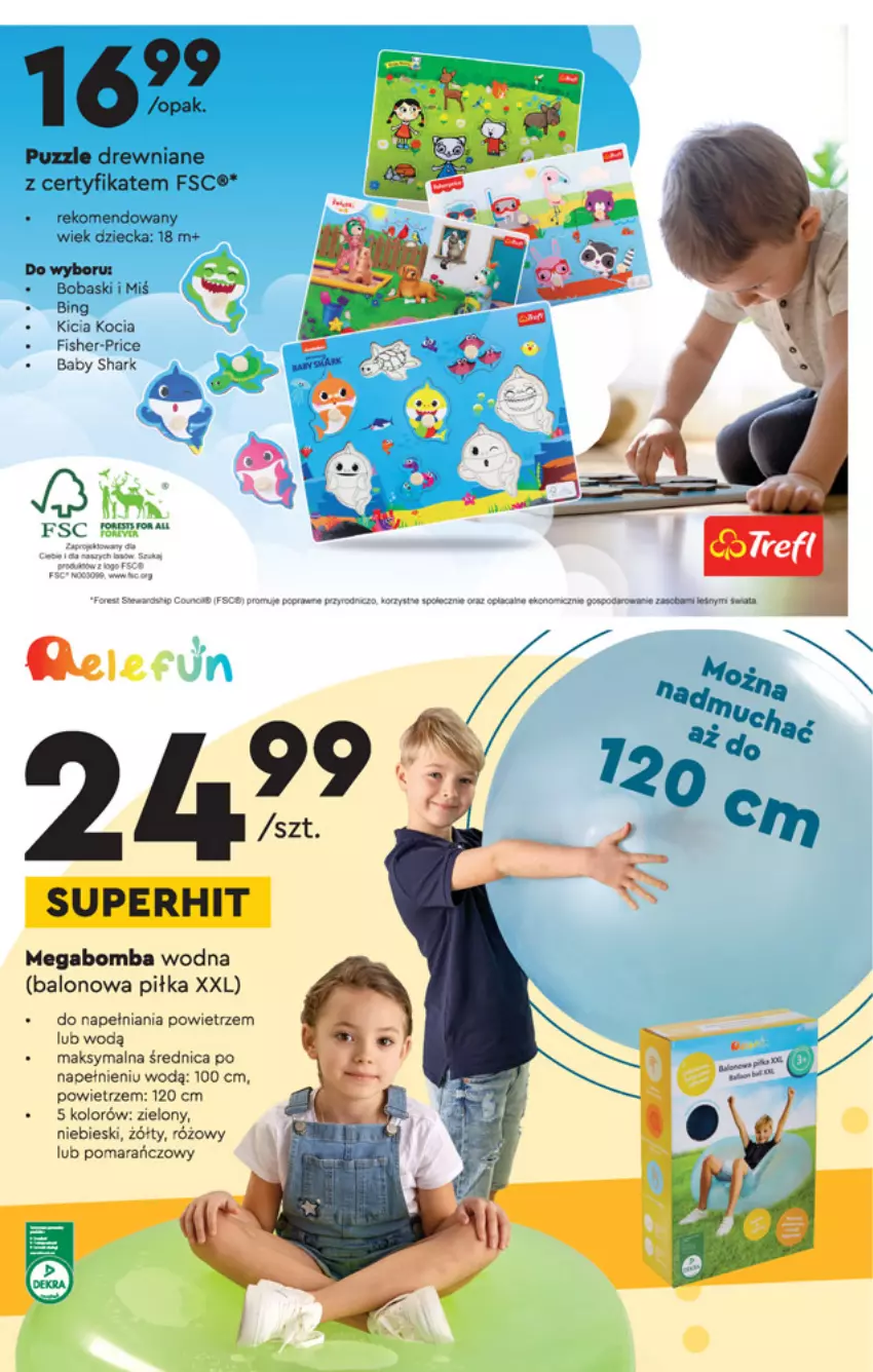 Gazetka promocyjna Biedronka - Okazje tygodnia - ważna 05.08 do 12.08.2021 - strona 5 - produkty: Fisher-Price, Koc, Puzzle