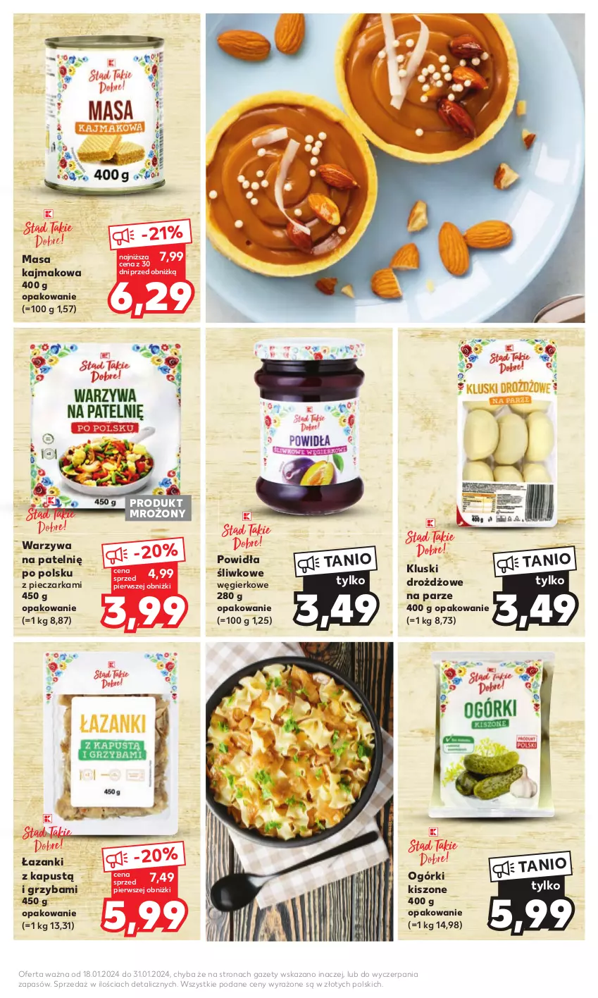 Gazetka promocyjna Kaufland - Kaufland - ważna 18.01 do 31.01.2024 - strona 17 - produkty: Kapustą, Piec, Pieczarka, Warzywa