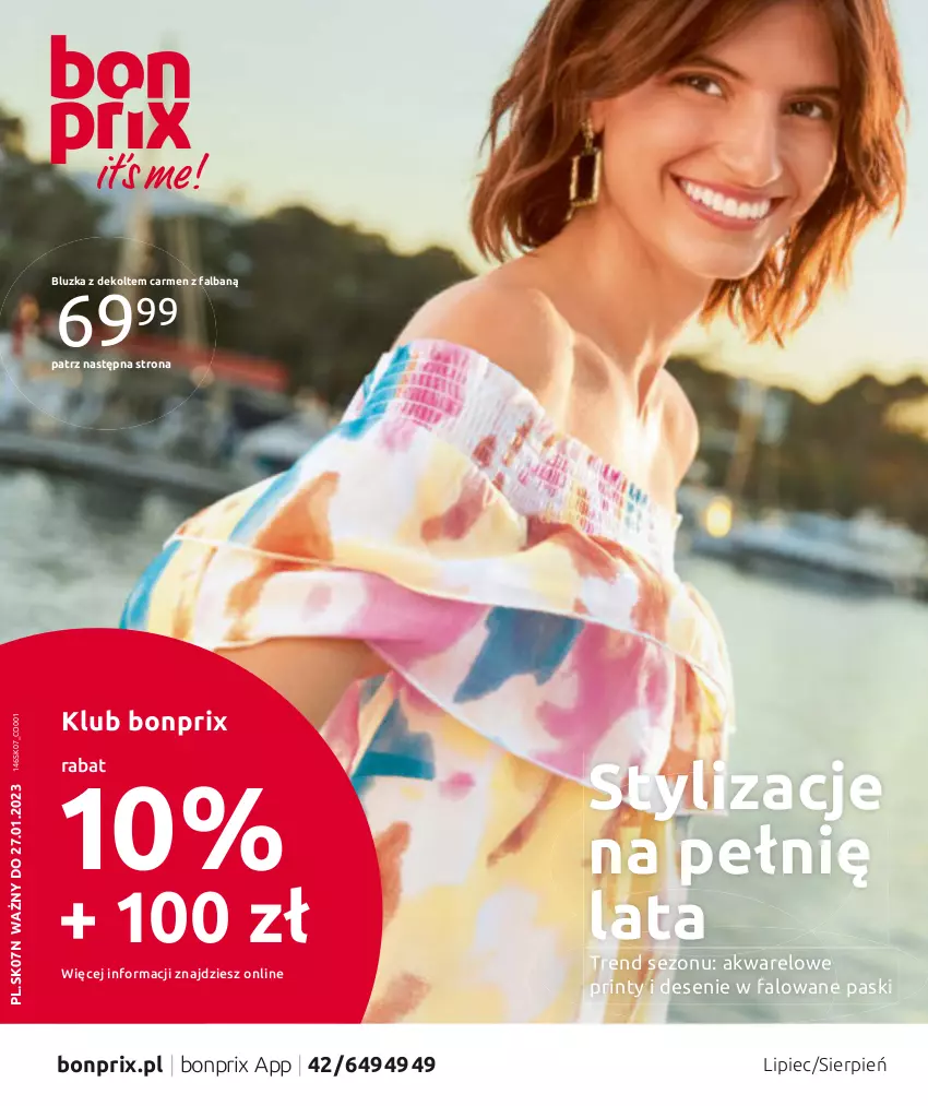 Gazetka promocyjna Bonprix - Letni update - ważna 27.07.2022 do 27.01.2023 - strona 1 - produkty: Fa, Piec