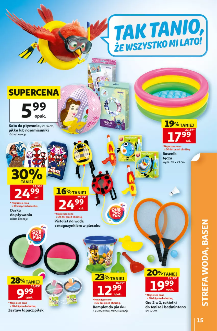 Gazetka promocyjna Auchan - Gazetka 30 Lat Hipermarket Auchan - ważna 25.06 do 01.07.2026 - strona 15 - produkty: Gra, Pistolet, Plecak