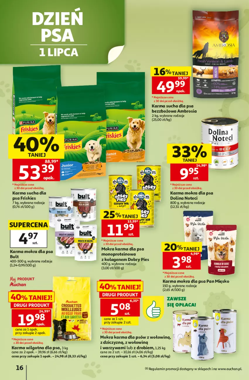 Gazetka promocyjna Auchan - Gazetka 30 Lat Hipermarket Auchan - ważna 25.06 do 01.07.2026 - strona 16 - produkty: Friskies, Karmi, Kiwi, Kolagen, LG, Mokra karma, Warzywa
