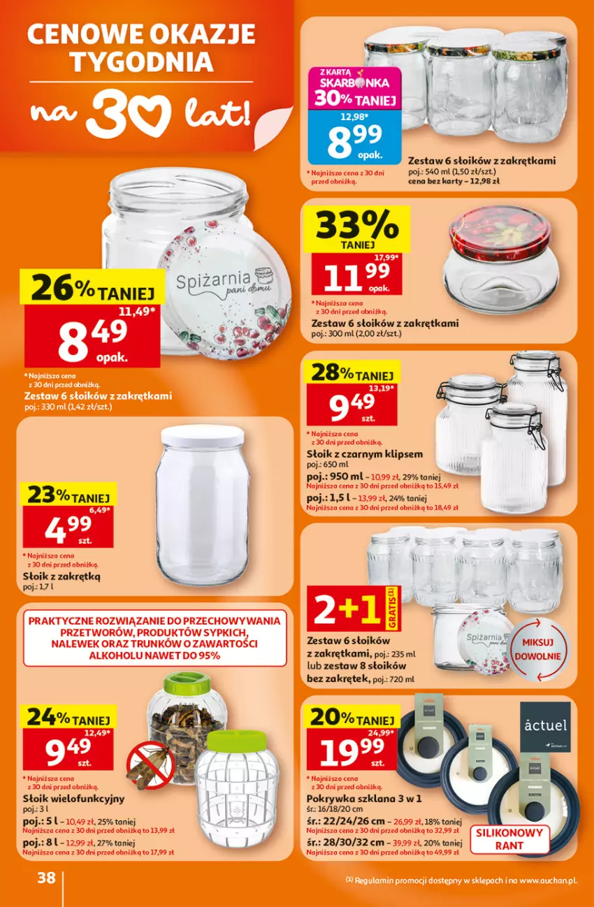 Gazetka promocyjna Auchan - Gazetka 30 Lat Hipermarket Auchan - ważna 25.06 do 01.07.2026 - strona 38 - produkty: LANA, Pokrywka szklana
