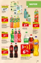Gazetka promocyjna Auchan - Gazetka 30 Lat Hipermarket Auchan - Gazetka - ważna od 01.07 do 01.07.2026 - strona 19 - produkty: Sok, Lemoniada, Coca-Cola, Sok jabłkowy, Napój gazowany, Tymbark, Fanta, Sprite, Napój, Fa