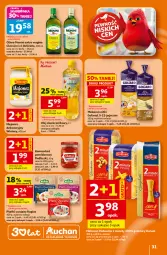 Gazetka promocyjna Auchan - Gazetka 30 Lat Hipermarket Auchan - Gazetka - ważna od 01.07 do 01.07.2026 - strona 31 - produkty: Piec, Majonez, Makaron, Gin, Kupiec, Winiary, Goliard, Płatki owsiane, Monini, Pudliszki, Olej słonecznikowy, Olej