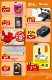 Gazetka promocyjna Auchan - Gazetka 30 Lat Hipermarket Auchan - Gazetka - ważna od 01.07 do 01.07.2026 - strona 41 - produkty: Zasłona, Podkładka, Fotelik, Dzieci, Fotel, Poduszka, Olej, Podkład, Płyn do chłodnic
