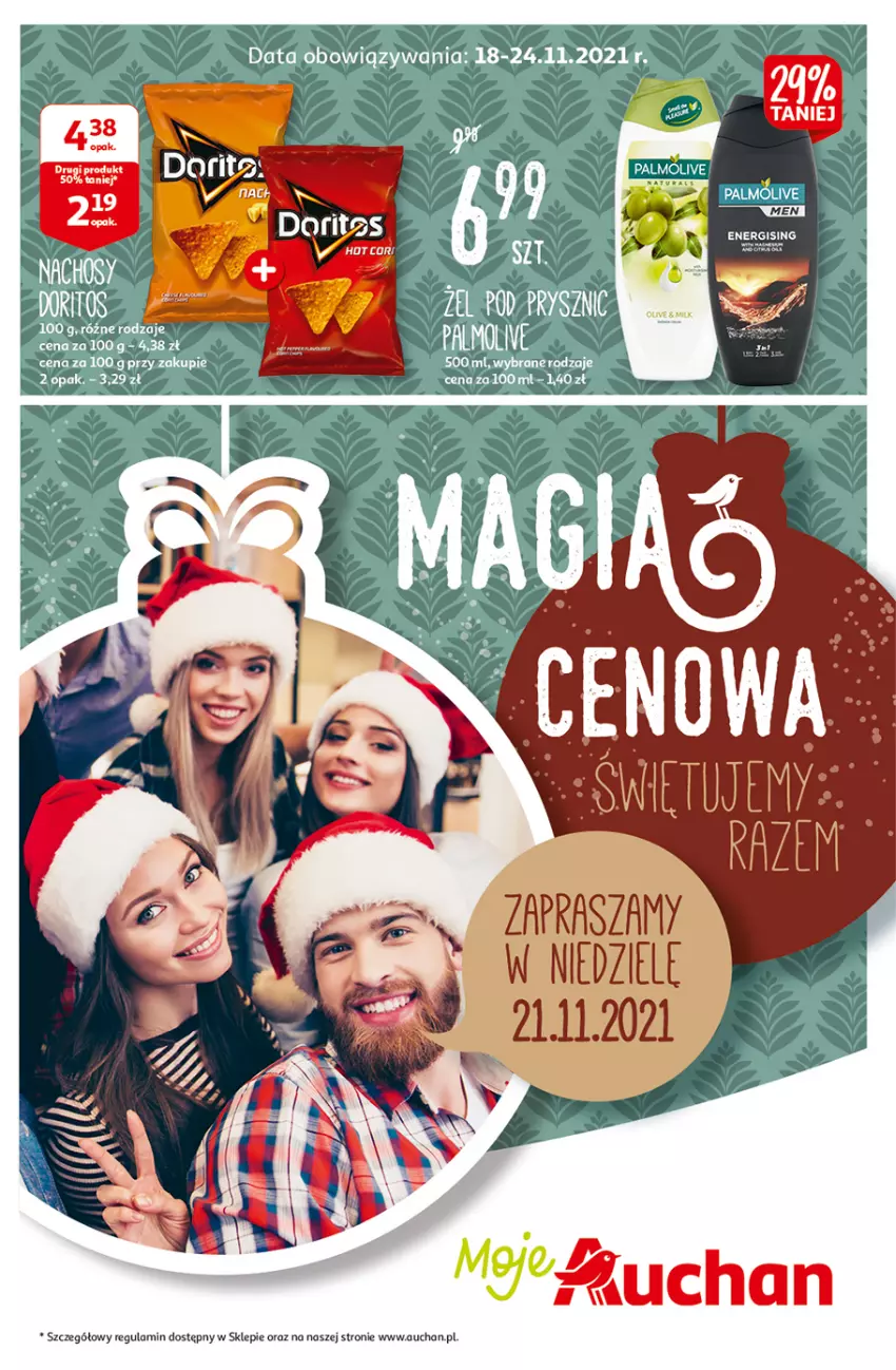 Gazetka promocyjna Auchan - Magia cenowa Moje Auchan - ważna 18.11 do 24.11.2021 - strona 1