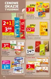 Gazetka promocyjna Auchan - Gazetka Wielkie Przeboje Cenowe Hipermarket Auchan - Gazetka - ważna od 07.01 do 07.01.2026 - strona 22 - produkty: Lajkonik, Praliny, Lindor, Wafelek, Kawa mielona, Kawa, Croissant, Polskie Młyny, Rogal, Knoppers, Chleb, Lindt, Fa