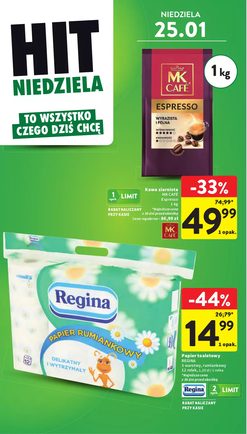 Gazetka promocyjna Intermarche - Gazetka Intermarche - ważna 22.01 do 28.01.2026 - strona 6 - produkty: Gin, Kawa, Kawa ziarnista, Papier, Papier toaletowy, Rum