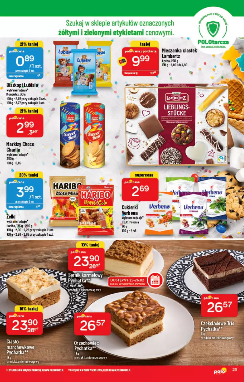 Gazetka promocyjna PoloMarket - Gazetka pomocyjna - ważna 23.02 do 01.03.2022 - strona 25 - produkty: Haribo, Lubisie, Ser, Stek