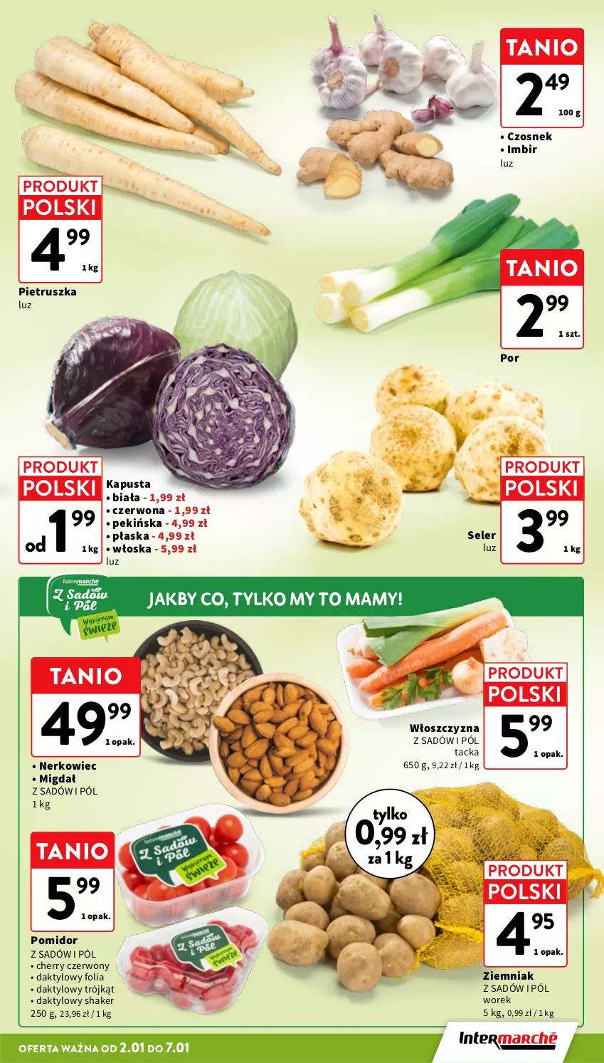 Gazetka promocyjna Intermarche - Gazetka Intermarche - ważna 02.01 do 07.01.2026 - strona 11 - produkty: Czosnek, Imbir, Pietruszka, Por