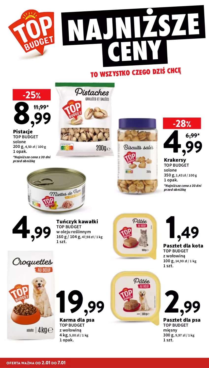 Gazetka promocyjna Intermarche - Gazetka Intermarche - ważna 02.01 do 07.01.2026 - strona 32 - produkty: Kawa, Krakersy, Olej, Pasztet, Pistacje, Top, Tuńczyk