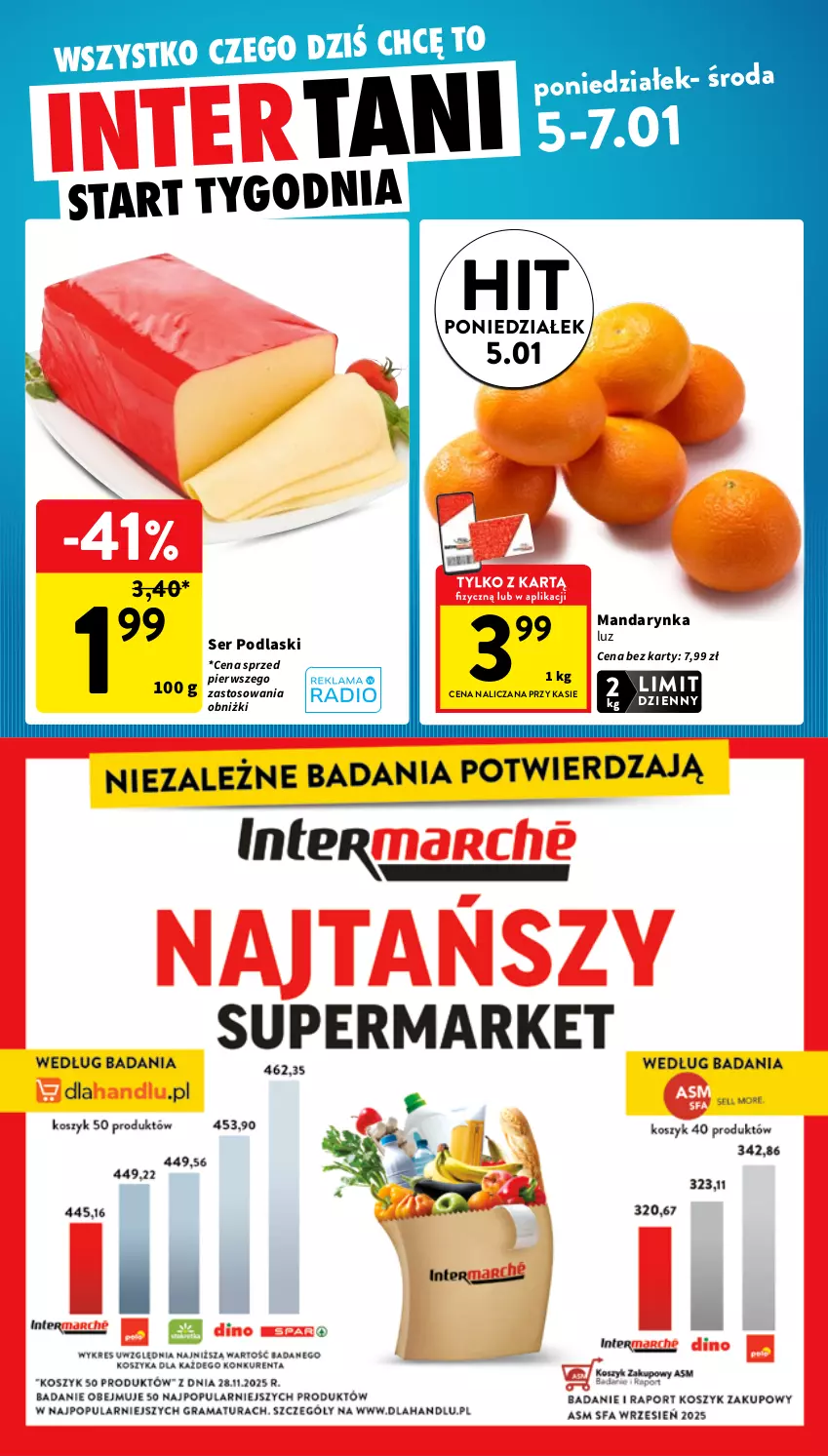 Gazetka promocyjna Intermarche - Gazetka Intermarche - ważna 02.01 do 07.01.2026 - strona 47 - produkty: Podlaski, Ser