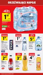 Gazetka promocyjna Intermarche - Gazetka Intermarche - Gazetka - ważna od 07.01 do 07.01.2026 - strona 30 - produkty: Nałęczowianka, Primavera, Napoje, LANA, Fortuna, Tiger, Napój gazowany, Prima, Woda mineralna, Napój niegazowany, Woda, Napój, Nektar, Hortex