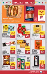 Gazetka promocyjna Aldi - Pełna oferta - Gazetka - ważna od 07.02 do 07.02.2026 - strona 17 - produkty: Piernik, Ketchup, Krakus, Gra, Hot dog, Parówki, Parówki z szynki, Chipsy, Lack, Burger, Czekolada, Kotlin, Muffiny, Pringles, Lay’s, Napój, Babeczki, Czekolada nadziewana