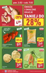 Gazetka promocyjna Aldi - Pełna oferta - Gazetka - ważna od 07.02 do 07.02.2026 - strona 4 - produkty: All Seasons, Seler korzeń, Pomidory, Boczniak
