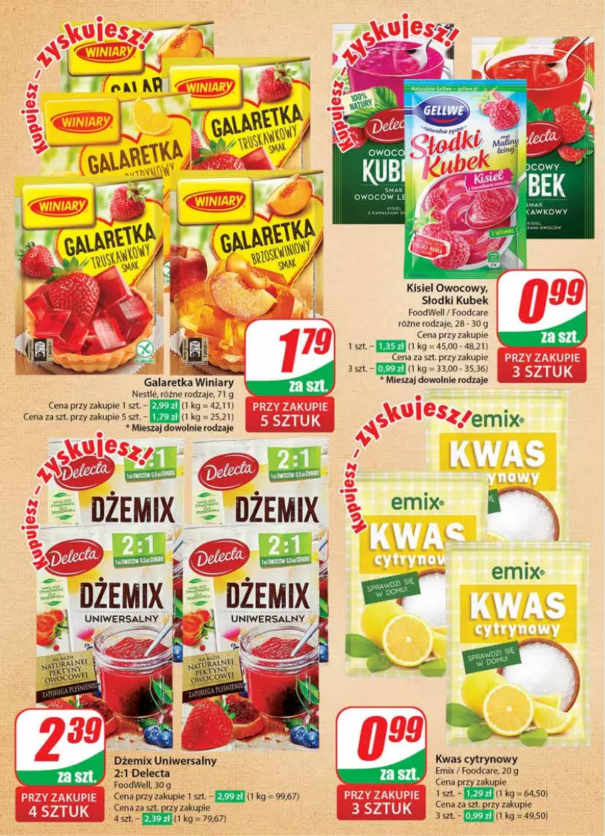 Gazetka promocyjna Dino - Gazetka 34 / 2024 - ważna 21.08 do 27.08.2024 - strona 12 - produkty: Delecta, Dżem, Kisiel, Kubek, Kwas cytrynowy, Winiary