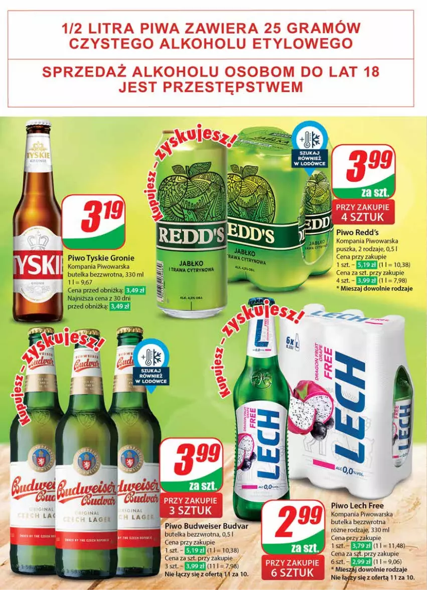 Gazetka promocyjna Dino - Gazetka 34 / 2024 - ważna 21.08 do 27.08.2024 - strona 50 - produkty: Piwo, Redd's, Ser, Tyskie