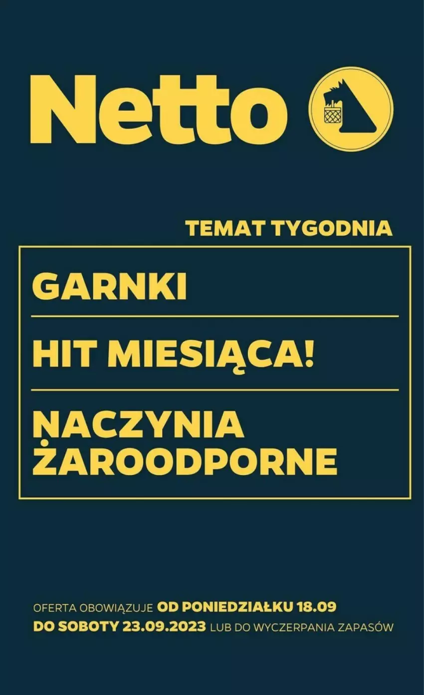 Gazetka promocyjna Netto - ważna 18.09 do 23.09.2023 - strona 1 - produkty: Por