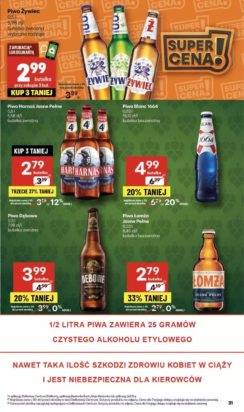 Gazetka promocyjna Delikatesy Centrum - Franczyza DC48 Czwartek - ważna 27.11 do 03.12.2025 - strona 31 - produkty: Dron, Gra, Gry, Harnaś, Piec, Piwa, Piwo, Rum