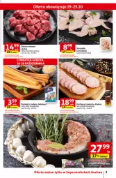 Gazetka promocyjna Auchan - Gazetka 25 DNI SUPERCEN Supermarket Auchan - Gazetka - ważna od 31.10 do 31.10.2023 - strona 3 - produkty: Kurczak, Gulasz wołowy, Krakus, Parówki, Parówki z indyka, Kiełbasa